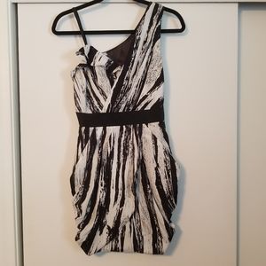 Black and white dress